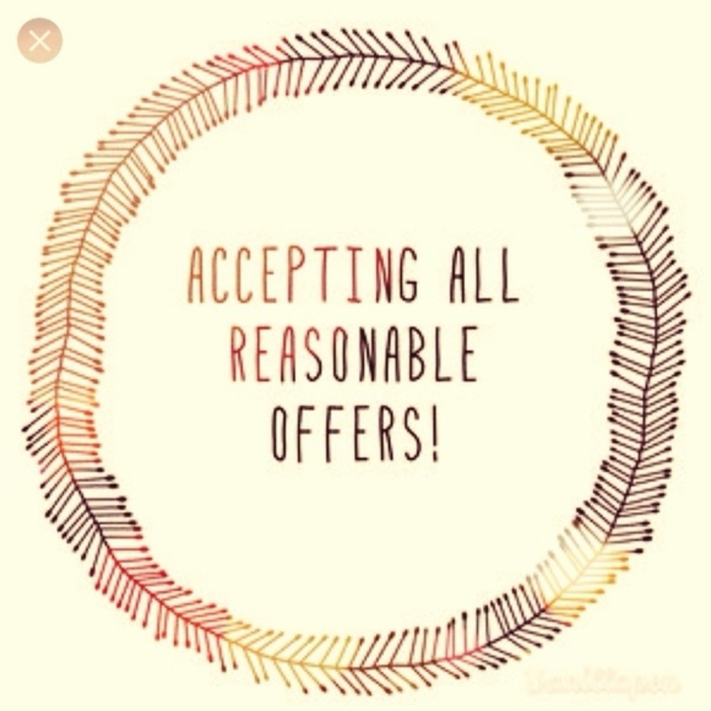 Excepting all reasonable offers .. just reach out !